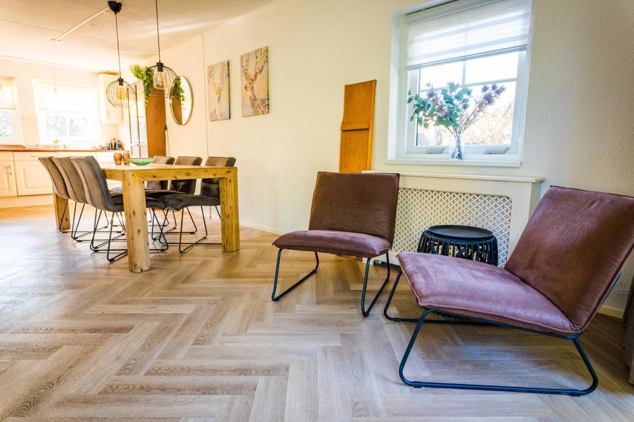 Luxe Vakantiehuis In Het Bos Met Jacuzzi En Sauna Lunteren Dış mekan fotoğraf